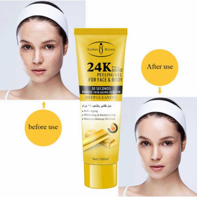 24k Pure Gold Peeling Gel For Face And Body