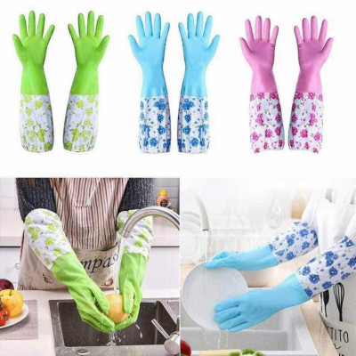 Long silicon hand gloves