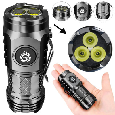 Mini 3'' size Flash Super Power Flashlight