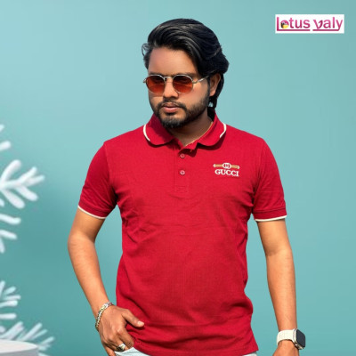 Polo T-Shirt Maroon Gucci