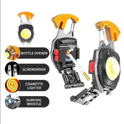 4 In 1  Mini LED Flashlight Multifunctional