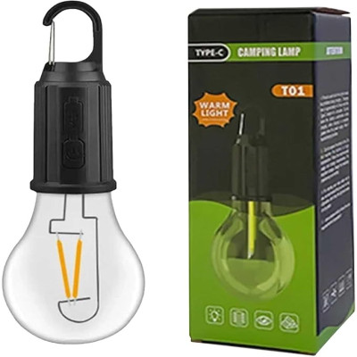 Camping Lamp Type C Charging Retro Bulb Light