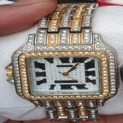 Luxury Moissanite Iced Out  Diamond Watch