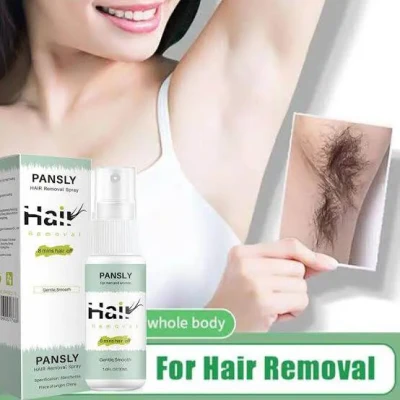 Pansly Hair Removal Spray 8 mins Beard Legs Painless Hairs Remover-30ml