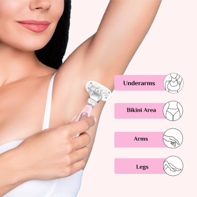 6-Blade Body Razor for Women-Free 1pcs
