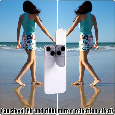 Adjustable Smartphone Camera Reflection Mirror Clip