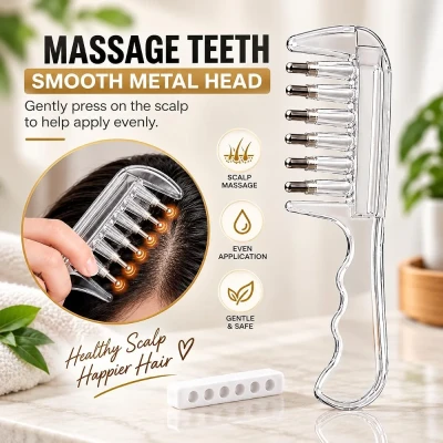 Scalp Oil Applicator Roller Ball Hair Oil Dispens
