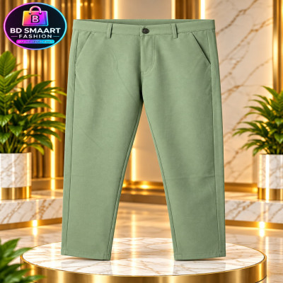 Premium Chinese Formal Pant Olive - 206